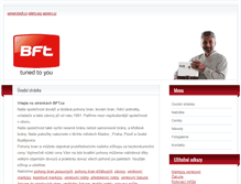 Tablet Screenshot of bft.cz